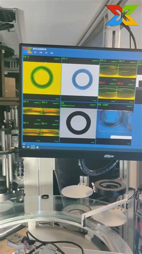 Machine Vision Inspection for rubber gasket & washer sealing #ccdinspection #visualinspection #aoi