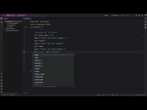 C++ Lecture 43: Do While Loop Example for Beginners