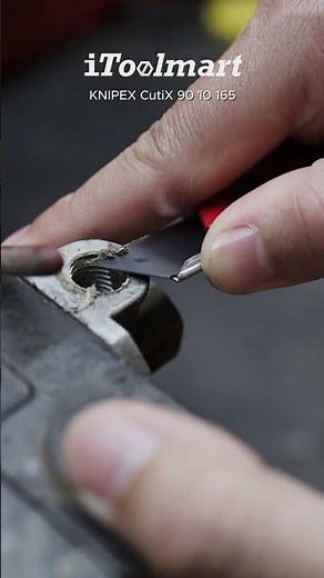 มีดคัตเตอร์ KNIPEX CutiX 90 10 165 BK #มีดคัตเตอร์ #KNIPEX