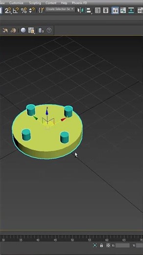DAY 46/100 BOOLEAN IN 3DS MAX #3dsmax #3d #shorts #trending #learning #vray #3danimation