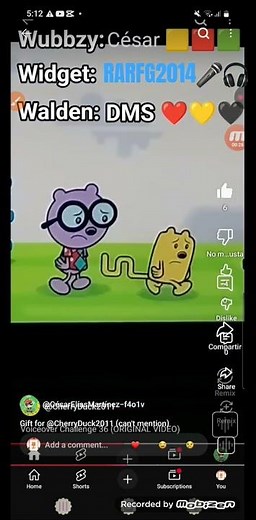 First ever Wow! Wow! Wubbzy content