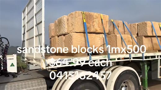 Sandstone blocks 1000x500 $65 each! | Purestone Holding Supplies
