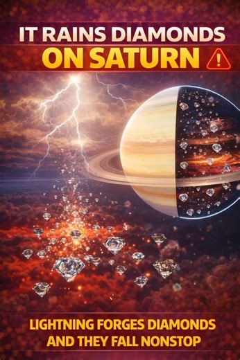 It Rains Diamonds on Saturn