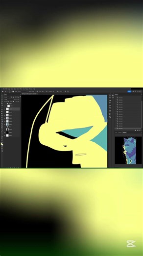 Drawing a Mystic Wolf 🐺 Digital Art Speedpaint (Part 6) #shorts