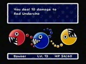 Super Paper Mario Battle: Red,Yellow and Blue Chain Chomp