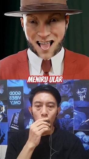 IMITATING A SNAKE WITH A BITE #shorts #trollface #butifyoucloseyoureyes #naofloppa #storytelling