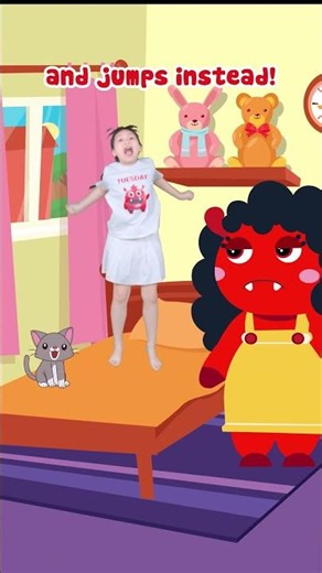Bài hát tiếng Anh: Mimi nhảy sập cả giường?! 😱 Don’t Jump on the Bed Song #safety #binggoleaders