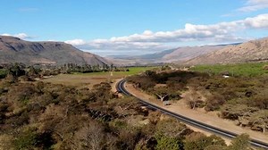 South African bush and agriculture drone footage
