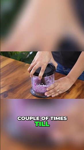 Genius Mini-Chopper Hack: Garlic, Onion, Chicken in Seconds! #shorts