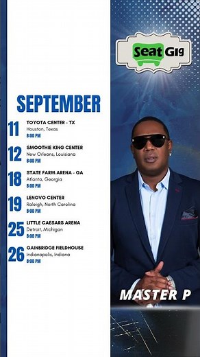 Master P Live Tour 2026