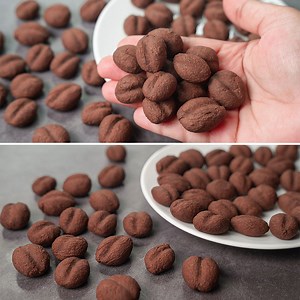 166K views · 909 reactions | Delicious Coffee Bean Cookies Recipe | Yummy Recipes | Facebook
