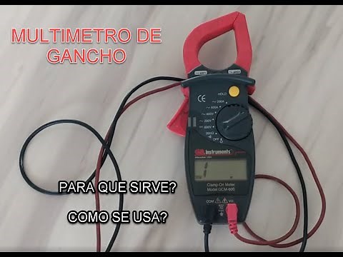 COMO USAR EL MULTIMETRO DE GANCHO