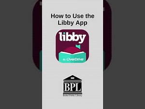 How to Use Libby e Reader by Overdrive