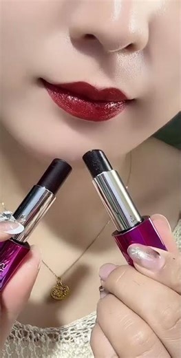 Golden Glam Lipsticks | Luxury Lip Color Review #redlipstick