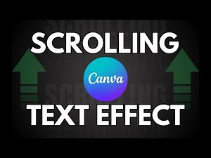 Animate Scrolling Text Like a Pro | Canva Full Tutorial 🚀 #canva #text #animation #yt #video