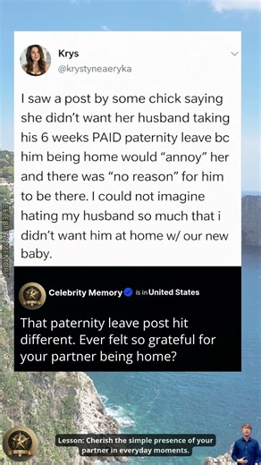 When Someone Rejects Six Weeks Paid Paternity Leave and It Highlights What Real Partnership Means