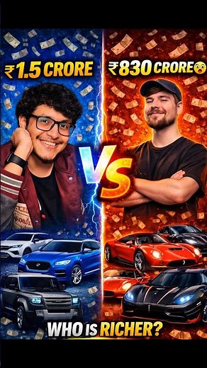car collection: trigger insaan vs mr beast #shortsfeed#mrbeast#shorts#car