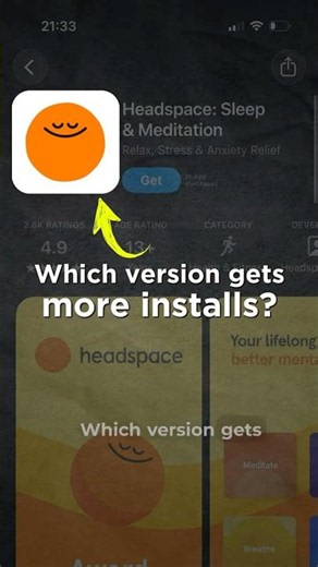 Why Headspace Changed Its Icon 33 Times 😲 #ASO #Headspace #MobileMarketing #AppStoreOptimization