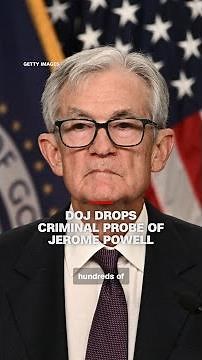 DOJ drops criminal probe of Jerome Powell