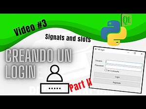 PyQt6 Course - Creating Login Part II. Video 03