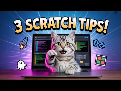 3 Quick Scratch Tips Every Beginner Must Know! 🚀👻🎨 | Scratch Basics