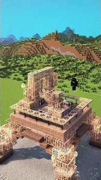 Minecraft Eiffel Tower 🥐 #minecraft #shorts