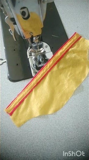 baju pe double piping design cutting and stitching # double piping blouse mein lagane ka easy trick