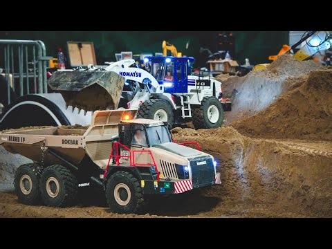 Massive 1/14 RC Construction Site | High-Power 3D Printed Bulldozers & Loaders