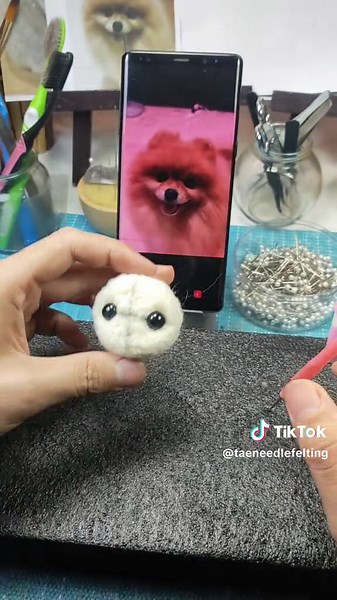 Handmade Needle Felted Realistic Animal Models | Cute Dog Model