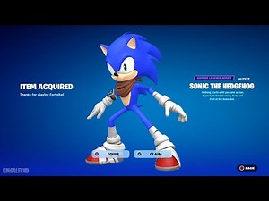 How To Get Sonic the Hedgehog Skin Bundle FREE In Fortnite (Unlocked LEGO Sonic the Hedgehog Style)
