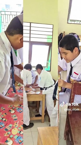Belajar sambil bermain untuk matematika materi mengurutkan bilangan bulat 1. bagi murid menjadi beberapa kelompok 2. babak pertama setiap kelompok mendapatkan 8 kartu bilangan bulat (setiap babak tambah saja kartunya misal 10, 12, 15 ) 3. murid akan berkompetisi mengurutkan kartu soal 4. kelompok yang selesai mengurutkan akan memencet bel yang di sediakan guru 5. kelompok tercepat dan jawaban benar akan mendapatkan poin 200 6. jika kelompok salah pengurangan poin –100 Yuk sekali-kali ajak murid 