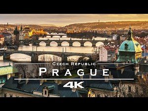 Prague, Czech Republic 🇨🇿 - by drone [4K]