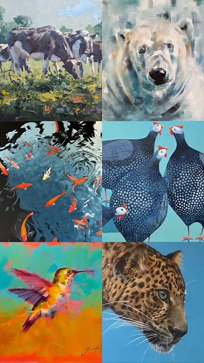 18 reactions | Beautiful Creatures! 1. Julian Mason 2. Julie Brunn 3. Lisa Timmerman 4. Claire Henley 5. Jamel Akib 6. Neil Rogers #britishcontemporaryart #landscape #fineart #britishpainter #oilpainting ##artonline #semiabstract #animalpaintings #cattlepainting #polarbears #koifish #koifishart #birdpaintings #leopardartwork | BritishContemporary.Art | Facebook
