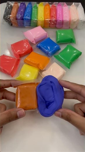 Satisfying Mixing Colors 🟤+🔵=??? #satisfying #polymerclay #mix #oddlysatisfying