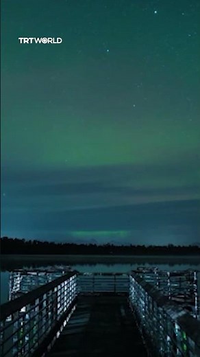Alaska’s sky illuminated by the northern lights