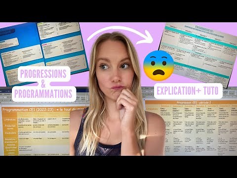 COMMENT RÉALISER TES PROGRESSIONS ET PROGRAMMATIONS FACILEMENT : explications, conseils + tuto