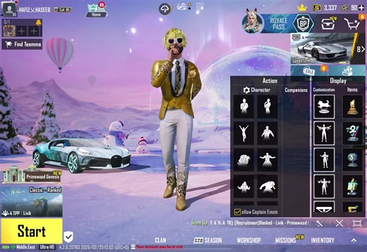 STRONG EMOTES COLLECTION WITH LOADED INVONTRY 🌝❤️ . . . #new #pubgmobile #trending #trustedbhai #foryoupage