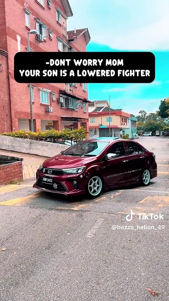 Explore Modified Perodua Bezza with Lowered Lifestyle