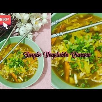 Simple Vegetable Ramen | Tasty & Easy recipe with maggie | Healthy Recipe