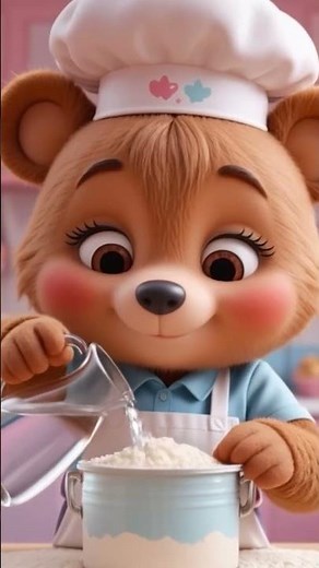 Pat A Cake, Baker's Man Song #shorts #nurseryrhymes #kidssongs #hooplakidz