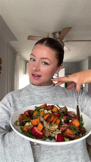 FIBER! COLOR! SEXY MF WARM WINTER SALAD ❄️❤️ @Brightland