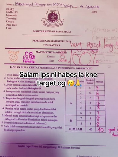 Mastering Add Math at MRSM Pengkalan Chepa