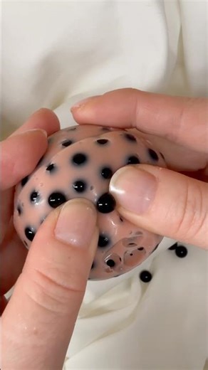 Pimple popping simulation with a water bead picky pad orb #oddlfysatisfying #asmr