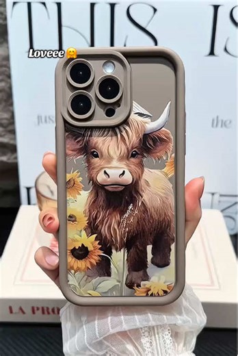 Adorable Highland Cow Phone Case Review