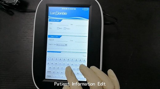 LS-1100 Fluorescent Immunoassay Analyzer operation video | Lansion Biotechnology Co., Ltd.