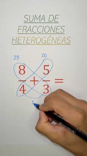¿Te confundes al sumar fracciones con distintos denominadores? 🤔 En este video te enseño cómo hacerlo paso a paso y sin enredos 💪📏 Aprende a encontrar el denominador común y sumar como un crack 😎✨ Perfecto para estudiantes, profes o cualquiera que quiera dominar las mates 💯 👉 Guarda 💾, comparte 📤 y etiqueta a quien siempre se enreda con las fracciones 😂 #MatemáticasFáciles #Fracciones #AprendeConmigo #TrucosDeMates #EducaciónDivertida | El Cerebro Matemático1
