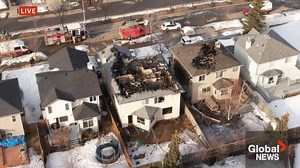 Man presumed dead after fire involving multiple houses in northwest Calgary