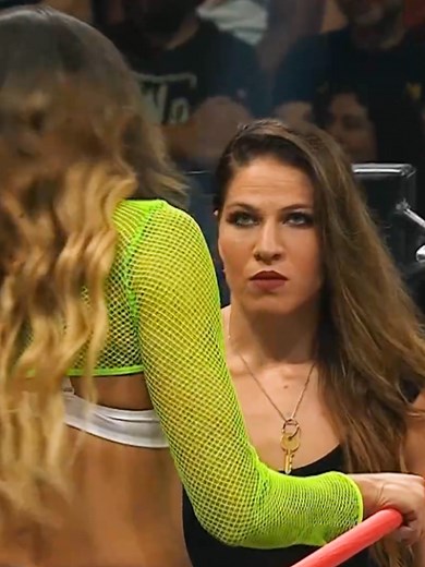 Marina Shafir keeps Christyan XO in check ✅ 😬 #AEWCollision is LIVE NATIONWIDE on TNT & streaming on HBO Max!
