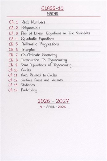 10th maths new syllabus 2026-2027#10thmaths#ncert#cbsc_board‪@mathbypoojagautam‬