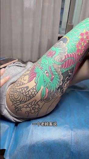 Discover the Mystique of the Dragon Leg Tattoo